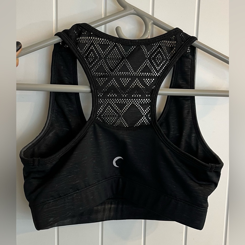 Zyia Activewear Black Bomber Bra Sports Bra